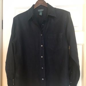 Ralph Lauren Navy Linen shirt